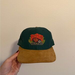Big Butt Cigar Co Green and Tan Cap